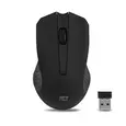 Act wireless Mouse 1000dpi black, USB