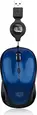 Adesso iMouse S8L Illuminated Retractable mini Mouse blue, USB