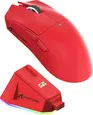 Attack Shark X11 wireless Gaming Mouse red, USB/Bluetooth
