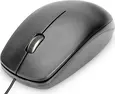 Digitus mouse with cable, 3 keys, black, USB