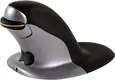 Fellowes Penguin ambidextrous vertical mouse, wireless, size M, bl...