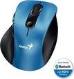 Genius Ergo 9000S wireless Bluetooth mini Ergo Silent Mouse Blue, USB/Bluetooth