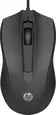 HP wired Mouse 100 black, USB