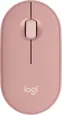Logitech M350s Pebble Mouse 2 pink, Logi Bolt, USB/Bluetooth