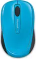 Microsoft wireless Mobile Mouse 3500 cyan Blue, USB