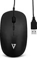V7 optical mouse black, USB