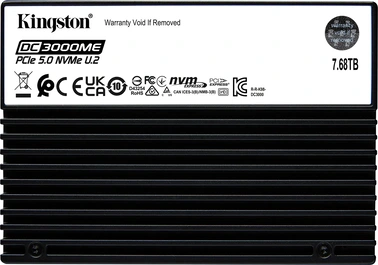 Kingston DC3000ME PCIe 5.0 NVMe U.2 SSD 7.68TB, U.2 / PCIe 5.0 x4