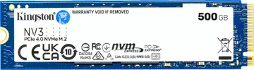 Kingston NV3 NVMe PCIe 4.0 SSD 500GB, M.2 2280 / M-Key / PCIe 4.0 x4