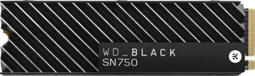 Western Digital WD_BLACK SN750 NVMe SSD 500GB, M.2 2280 / M-Key / PCIe 3.0 x4, с радиатором, retail