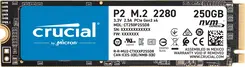 Crucial P2 SSD 250GB, M.2 2280 / M-Key / PCIe 3.0 x4