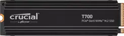 Crucial T700 SSD 1TB, M.2 2280 / M-Key / PCIe 5.0 x4, с радиатором
