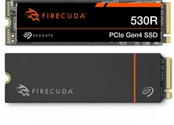 Seagate FireCuda 530R SSD +Rescue 2TB, M.2 2280 / M-Key / PCIe 4.0 x4, с радиатором
