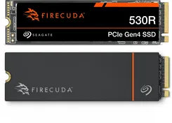 Seagate FireCuda 530R SSD +Rescue 4TB, M.2 2280 / M-Key / PCIe 4.0 x4, с радиатором