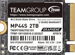 TeamGroup MP44S 2TB, M.2 2230 / M-Key / PCIe 4.0 x4, с радиатором