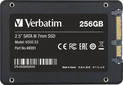Verbatim Vi550 S3 SSD 256GB, 2.5" / SATA 6Gb/s