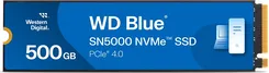 Western Digital WD Blue SN5000 NVMe SSD 500GB, M.2 2280 / M-Key / PCIe 4.0 x4