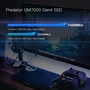 Acer Predator GM7000 SSD 512GB, M.2 2280 / M-Key / PCIe 4.0 x4