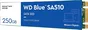 Western Digital WD Blue SA510 SSD 250GB, M.2 2280 / B-M-Key / SATA 6Gb/s