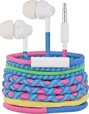 Urizons Geflochtene earphones with microphone (various colours)