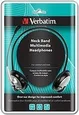 Verbatim multimedia headphone with neck band