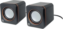 Manhattan 2600 series speaker system black/orange