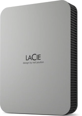 LaCie Mobile Drive V2, Moon Silver, 5TB, USB-C 3.0