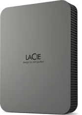 LaCie Mobile Drive Secure, Space Gray, 4TB, USB-C 3.0