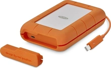LaCie Rugged Secure, 2TB, +Rescue, USB-C 3.0/Thunderbolt 1 / Mini DisplayPort 1.1a