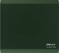 PNY Pro Elite Portable SSD, Dark Green, 250GB, USB-C 3.1