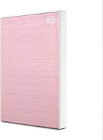 Seagate One Touch Portable HDD with Password, rosa, Rose Gold, 2TB, +Rescue, USB 3.0 Micro-B