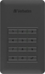 Verbatim Store 'n' Go Secure Portable HDD, 1TB, USB-C 3.0