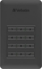 Verbatim Store 'n' Go Secure Portable HDD, 2TB, USB-C 3.0