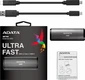 ADATA SE760, Titan-Gray, 512GB, USB-C 3.1