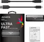 ADATA SE760, Titan-Gray, 2TB, USB-C 3.1