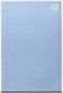 Seagate One Touch Portable HDD, Light Blue, 4TB, +Rescue, USB 3.0 Micro-B