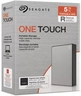 Seagate One Touch Portable HDD with Password, Silver, 5TB, +Rescue, USB 3.0 Micro-B