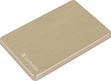 Verbatim Store 'n' Go ALU Slim, gold, 2TB, USB 3.0 Micro-B