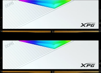 ADATA XPG LANCER RGB White Edition DIMM Kit 32GB, DDR5-6400, CL32-39-39