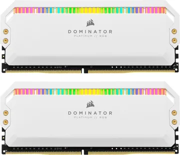 Corsair Dominator Platinum RGB White DIMM Kit 16GB, DDR4-3600, CL18-19-19-39