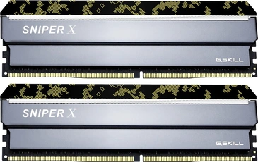 G.Skill SniperX Digital Camouflage DIMM Kit 32GB, DDR4-3200, CL16-18-18-38