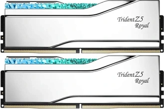 G.Skill Trident Z5 Royal RGB Silver DIMM Kit 32GB, DDR5-8000, CL38-48-48-128