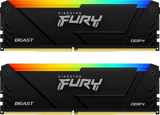 Kingston FURY Beast RGB DIMM Kit 16GB, DDR4-2666, CL16-18-18