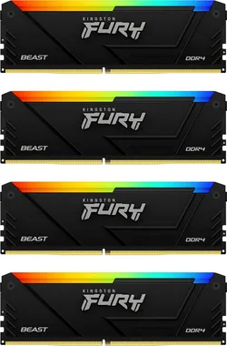 Kingston FURY Beast RGB DIMM Kit 32GB, DDR4-3600, CL17-21-21