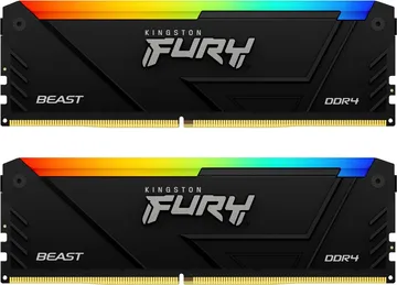 Kingston FURY Beast RGB DIMM Kit 32GB, DDR4-3733, CL19-23-23