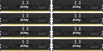 Kingston FURY Renegade Pro RDIMM Kit 256GB, DDR5-5600, CL36-38-38, reg ECC, on-die ECC