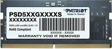 Patriot Signature Line SO-DIMM 16GB, DDR5-4800, CL40-40-40-77