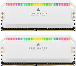 Corsair Dominator Platinum RGB White DIMM Kit 32GB, DDR4-3200, CL16-20-20-38