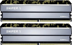 G.Skill SniperX Digital Camouflage DIMM Kit 32GB, DDR4-3200, CL16-18-18-38