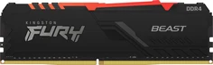 Kingston FURY Beast RGB DIMM 16GB, DDR4-3000, CL16-19-19