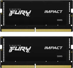 Kingston FURY Impact SO-DIMM Kit 64GB, DDR5-5600, CL40-40-40, on-die ECC